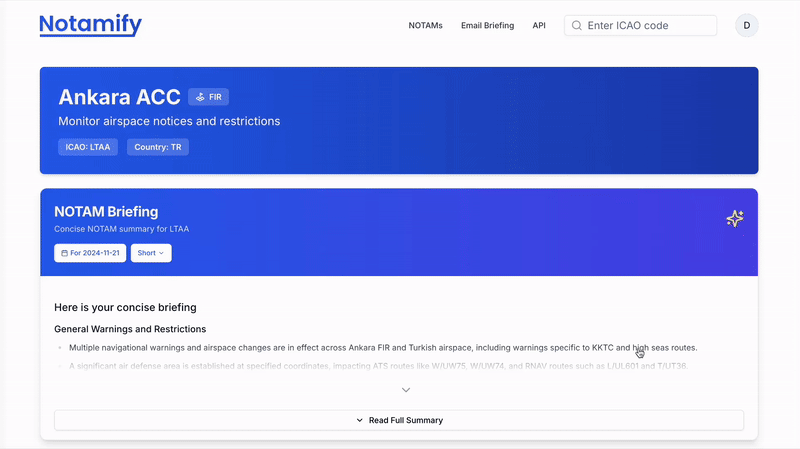 Notamify Advanced Filters